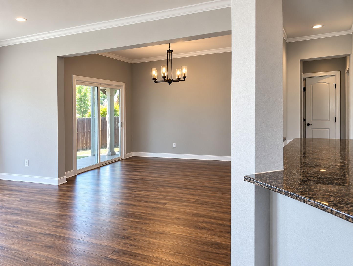 Interior residential painting and remodeling project